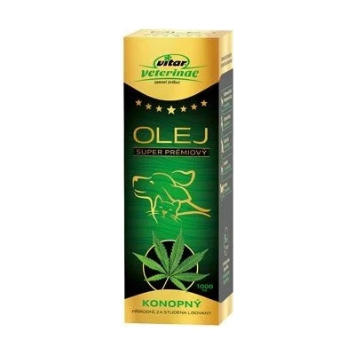 Vitar Veterinae Konopný olej 1000 ml 5x