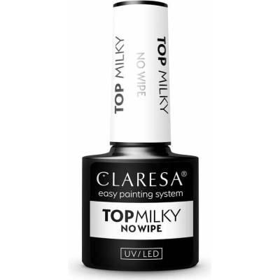 CLARESA Top Milky 5 g vrchný gél lak