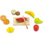 Viga Toys Дървен комплект Viga - Плодове за рязане, 7 броя (44539) - ozone
