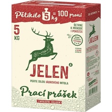Jeleň Mydlový prací prášok krabice 100 PD 5 kg