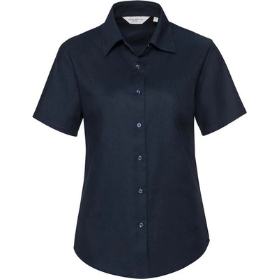Russell 933F Blúzka Oxford s kr. rukávom modrá Bright Navy