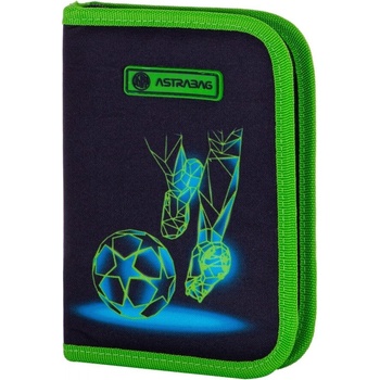Astra Ученически несесер с аксесоари, Astra, Футбол, 20 х 14 х 3.5 см