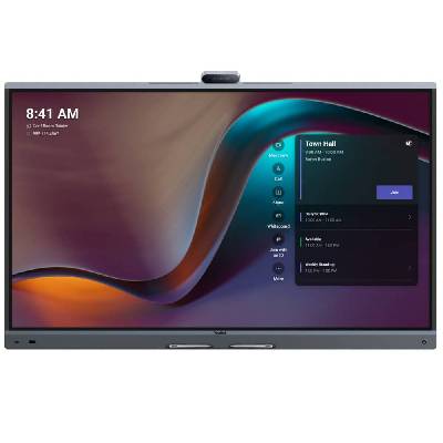 Конферентна система Yealink MeetingBoard Pro, 86" (218.44cm) LCD 4K/UHD сензорен дисплей, вградена тройна камера, 16 MEMS микрофона, сертифицирана за Microsoft Teams и Zoom, HDMI, USB, LAN (1203671)