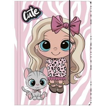 Image 1 of DERFORM - Папка с ластик BEST FRIENDS 10