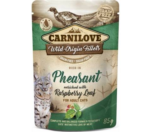 Carnilove Cat Pheasant with Raspberry Leaf 85 g