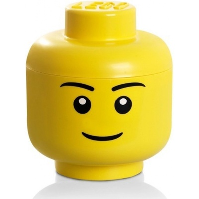 LEGO® Úložný box hlava S chlapec – Zbozi.Blesk.cz