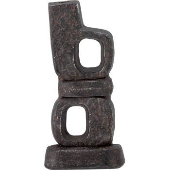 Bloomingville Свещник за класическа свещ Sanah 19 см черен (82062642)