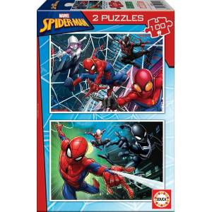 Educa - Puzzle 2x100 Spiderman II - 100 piese