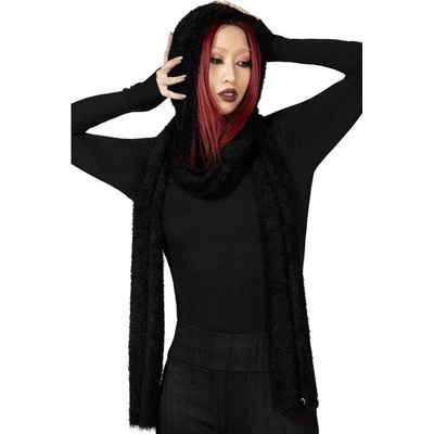 Killstar šála Ashen Hooded černá KSRA009750