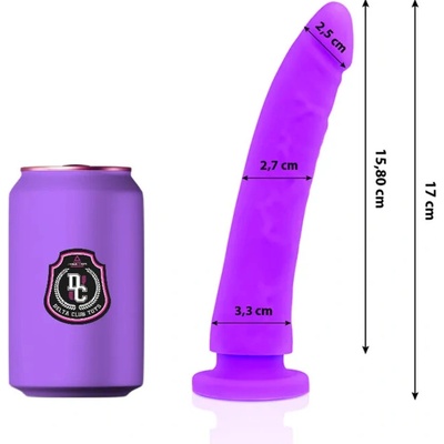 Delta Club Toys Dong Purple Silicone 17 x 3cm
