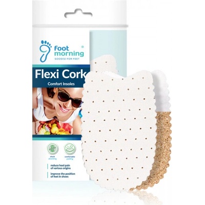 Foot Morning Flexi Cork Pohodlné dámske podpätenky do topánok