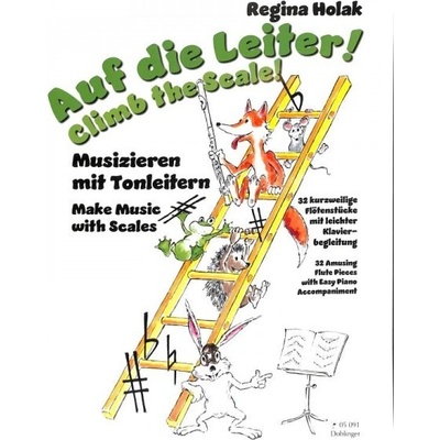 Auf Die Leiter Musizieren Mit Tonleitern noty pre priečnu flautu a klavír