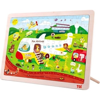 Toi World Авиокомпания Fox - пъзел 48 части (TWTP004)