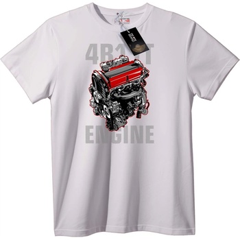 NOONEBRAND Тениска с двигател 4B1 - XXS, White