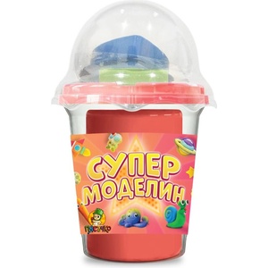 Пясъчко Моделин Пясъчко - С фигурки за оформяне, 100 g, червен (PSK-003-3) - ozone