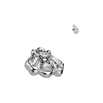 Šperky4U Náhradní ozdoba včelka k dermálu / labretě titan 1,2 mm - TIT1566