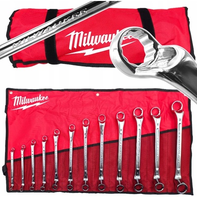 Milwaukee Sada kľúčov očkových ohnutých 6-22mm 12ks 4932492738