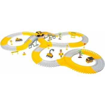 ISO 26539 Autodráha s autíčkem a stavebními stroji 255 dílů