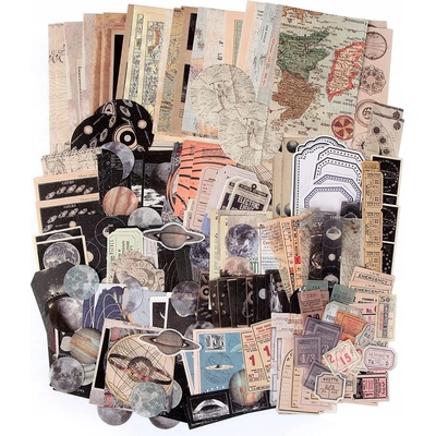 Vintage samolepky pre deti na scrapbooking