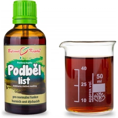 Bylinné kapky Pavlovy bylinné kapky Podběl list tinktura 50 ml