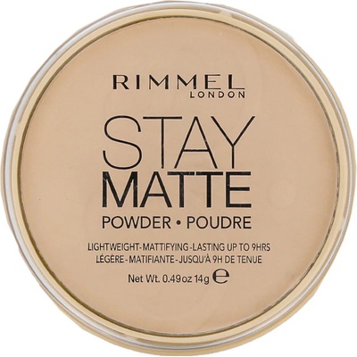 Rimmel Stay Matte Long Lasting Pressed Powder 1 Transparent 14 g