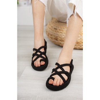 Riccon Дамски сандали 00123545 - Черни #325914 (325914_Черно)