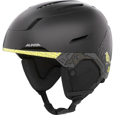 Alpina Каска Alpina VERSATILE PRO MIPS LITOFF Black Yellow (A9259211)