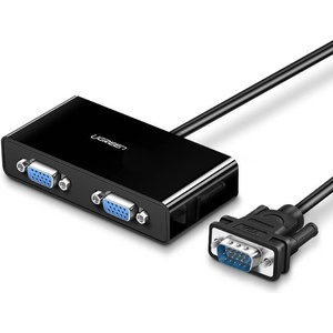 UGREEN 40254 VGA видеоразклонител до 2x VGA - 1m (черен) (10026376)