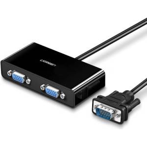 UGREEN 40254 VGA видеоразклонител до 2x VGA - 1m (черен) (20918)