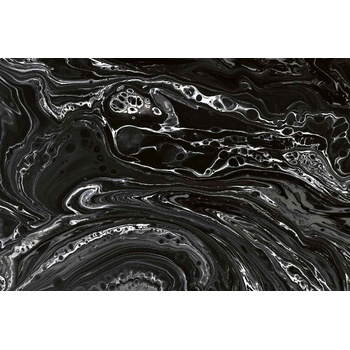 DIMEX ART s. r. o Флизелинов фототапет абстрактна черна мраморна текстура 375 x 250 см