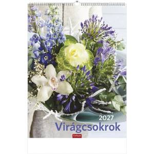 TopTimer Настен календар TOPTIMER T093 310x420 мм, вертикален, „Букети с цветя 2027 (T9300-16A)