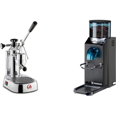 Set La Pavoni Europiccola Lusso + Rancilio Rocky Doserless