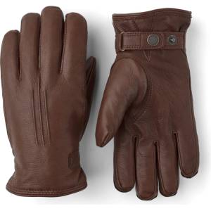 Hestra Мъжки ръкавици Hestra Deerskin Lambskin Gloves - Chocolate - размер 7 (EU) (202-4987-0311)