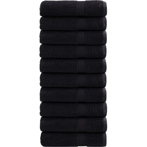 vidaXL Премиум хавлиени кърпи SOLUND 10 бр зелени 100x150 см 600 gsm (137433)