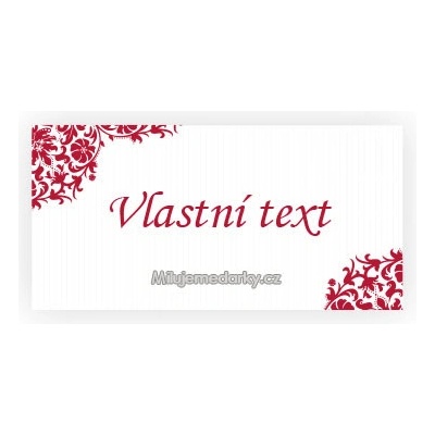 komplimentka k dárku: "vlastní text vložený do poznámky"