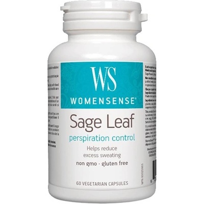 Natural Factors WomenSense Sage Leaf, 350 mg, 60 веге капсули, Natural Factors