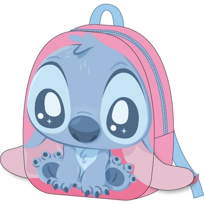 Cerdá Batoh dětský plyšový růžový, Stitch