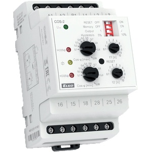ELKO EP COS-2 Мониторинг реле за фактор на мощността 230 V AC (5543 standard)