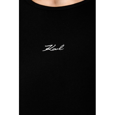 Karl Lagerfeld тениска дамска от памук с еластан 2 броя (B3W47010)