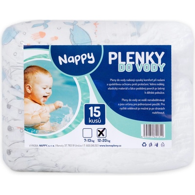 Nappy naťahovacie do vody 12-20 kg 12ks