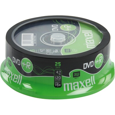 Maxell DVD+R 4,7GB 16x, 25ks