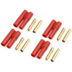 Revtec Позлатен конектор 4.0mm пластмасов корпус (4)