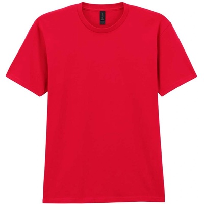 Gildan Softstyle unisex tričko midweight červená
