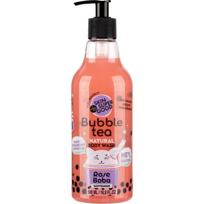Organic Shop Zjemňujúci sprchový gél Bubble Tea Rose Boba (Body Wash) 500 ml