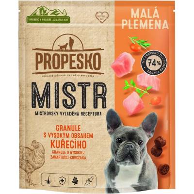 Propesko Mistr MINI granuly s čerstvým kuracím 1,5 kg