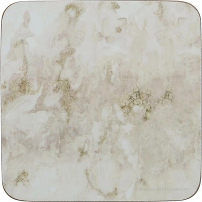 Creative Tops Sada podložek pod skleničky 10.5 cm Grey Marble Effect 4 ks