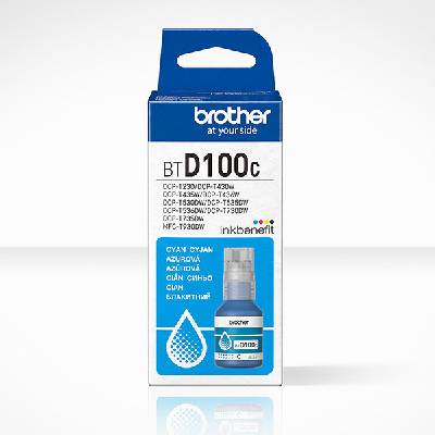 Brother original ink BTD100C, cyan, 5000str. , 48.8ml (BTD100C)