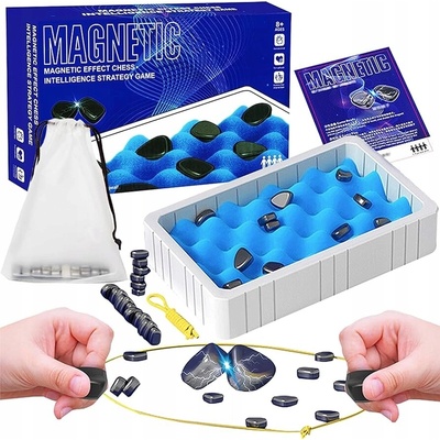 Magnetické kameny Šachy LEANToys