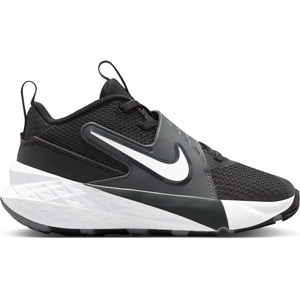 Nike Баскетболни кецове Nike Kids Team Hustle D 12 Basketball Trainers - Black/White-Ant