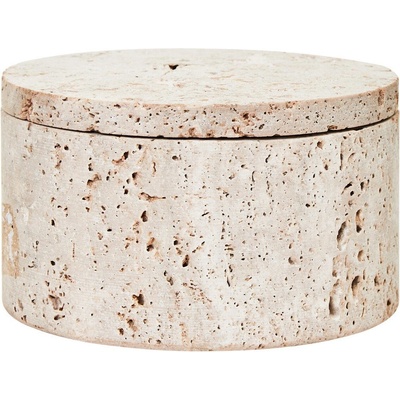Premier Housewares Декоративна каменна кутия за съхранение в естествен цвят ø 14x8 cm Tibor - Premier Housewares (5506800)